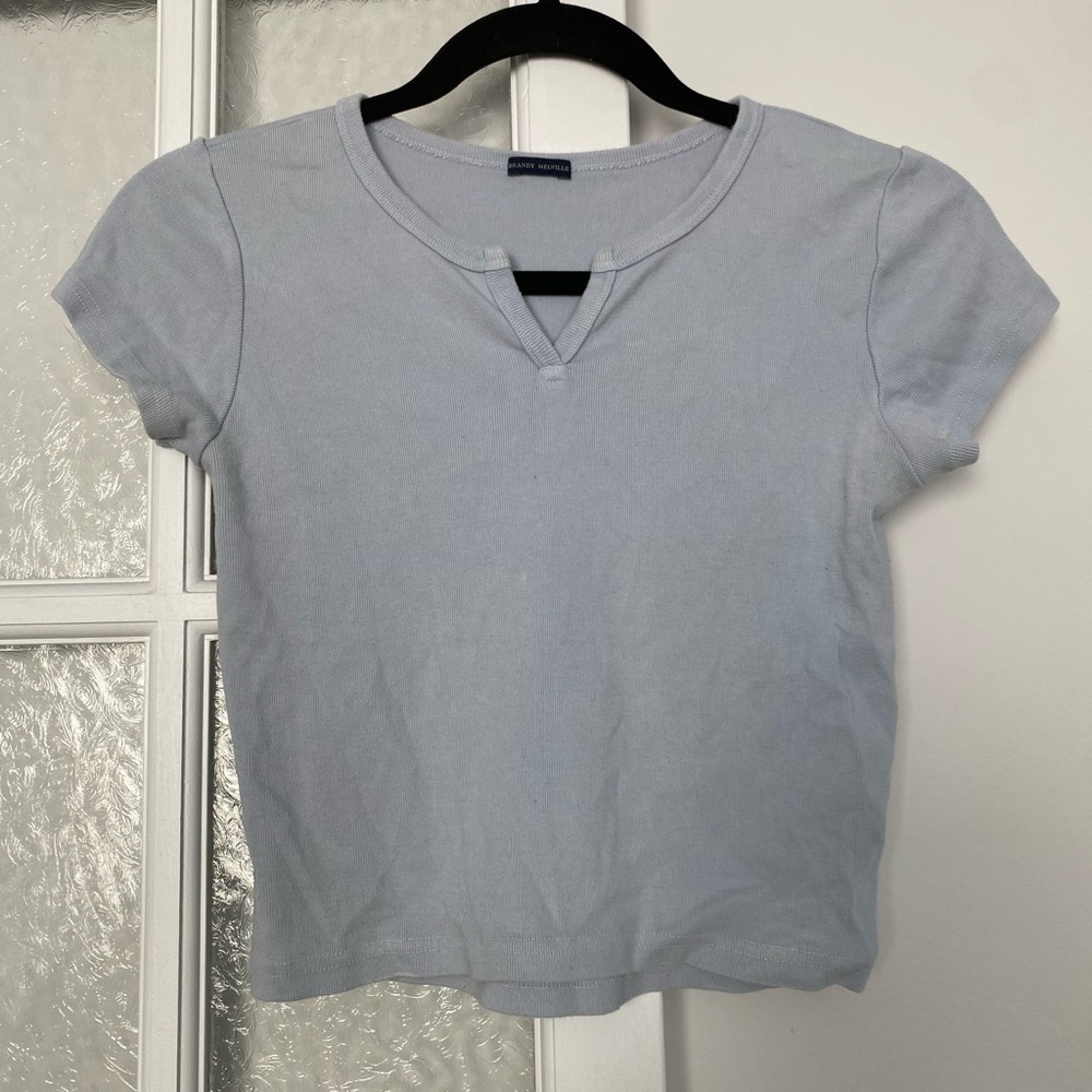 Brandy Melville Light Blue Tshirt